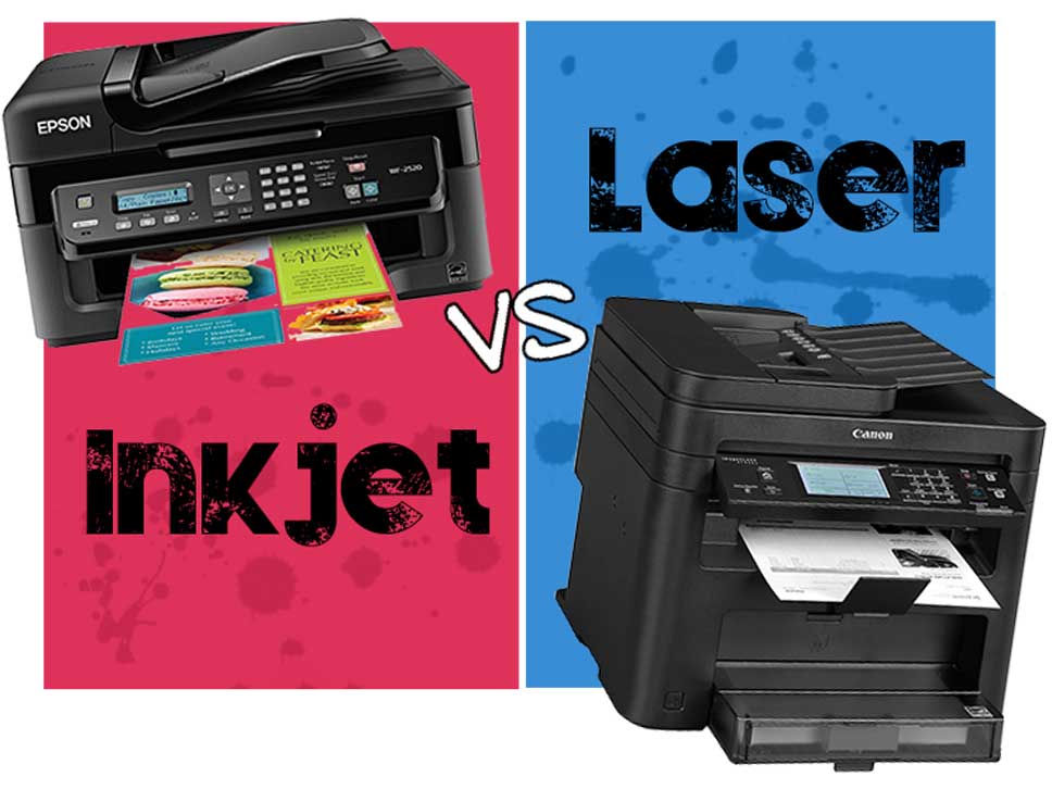 inkjet printer vs laser printer