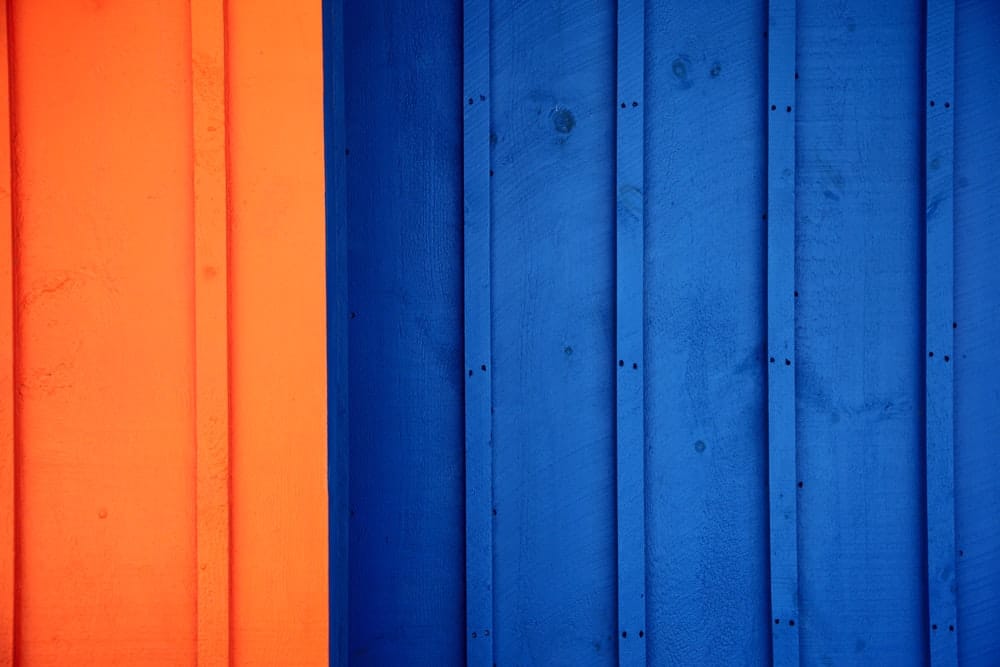 blue orange wallpaper 3
