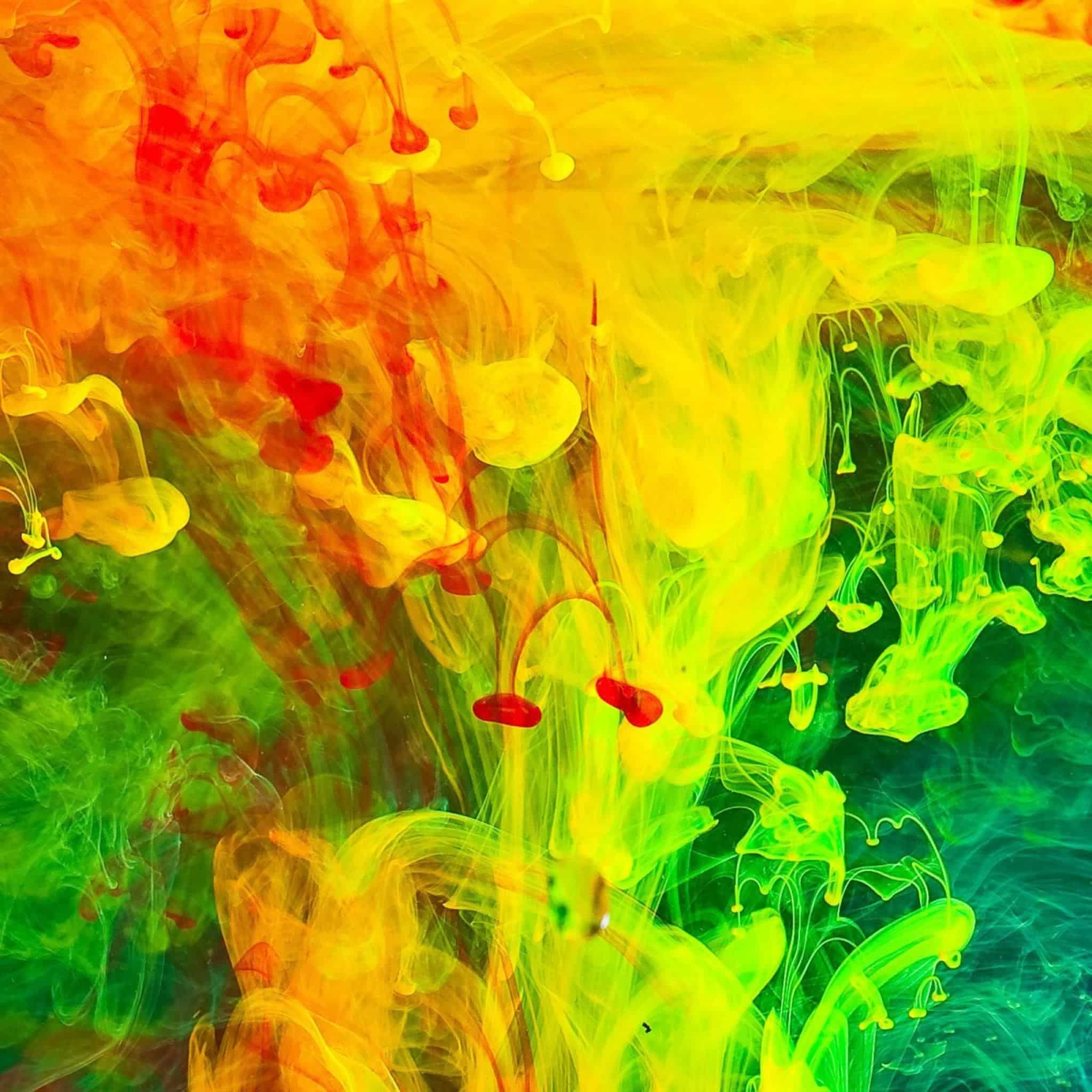 Colorful Ink Spewing Ar ipad air