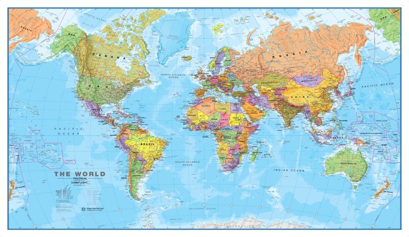 political map of the world v2