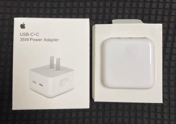 آداپتور اپل 35W USB-C+C POWER ADAPTER